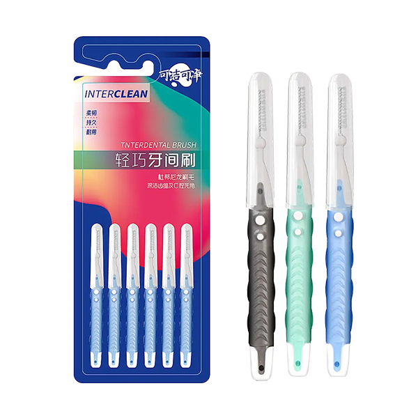 杜邦尼龙刷毛柔韧持久齿间刷